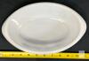 Vintage Glasbake Green Garden Herbs 10" Divided Casserole Dish Milk Glass - 4