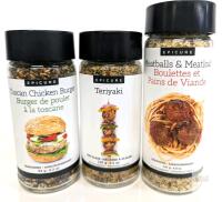 3 New EPICURE Seasoning Mixes & Dry Glaze Up To 137g