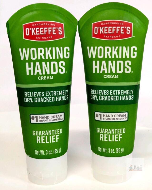 O'Keeffe's Working Hands Hand Cream 3 oz Unscented Non-Greasy Hypoallergenic (2 Pack) Note: Online returns. Volumes may be lower than listed<br/>