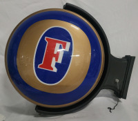 Foster's Draught Light-Up Wall Beer Sign - power cord cut off