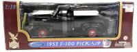 Ford 1953 F-100 Pickup Die-Cast Model 1:18 Road Legends Black, Opening Parts, Boxed, #92148