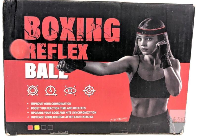 NEW Boxing Reflex Ball Training Set FBRB-B-NEW, 3 Balls, Adjustable Headband, X004S49KUL