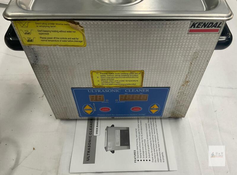 *Kendal HB-S-23DHT Ultrasonic Cleaner, 6L Stainless Tank, 120W/100W, Digital Heater, SN 2012:0034305 NO POWER