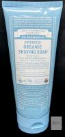 Dr. Bronner&rsquo;s Unscented Organic Shaving Soap, Tube, 7 fl oz, USDA Organic, Fair Trade Note: Online returns. Volumes may be lower than listed (feels pretty full)