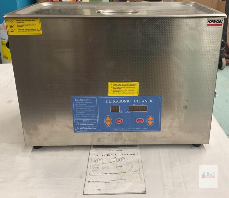 Kendal HB-S-027DHT Ultrasonic Cleaner, 26L, 600W Ultrasonic, 300W Heat, Stainless Steel, 42kHz POWERS ON