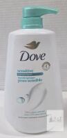 Dove Sensitive Hypoallergenic Body Wash, 905 mL Pump, MicroMoisture, Vegan, 98% Biodegradable
