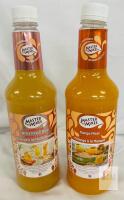 BB 12/2027,Master of Mixes White Peach & Mango Cocktail Mixers 1L Bottles, Non-GMO, Vegan, Kosher