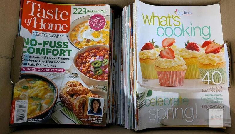 Large Lot Taste of Home & Kraft What's Cooking Magazines, 2010s, Seasonal Recipe Collections