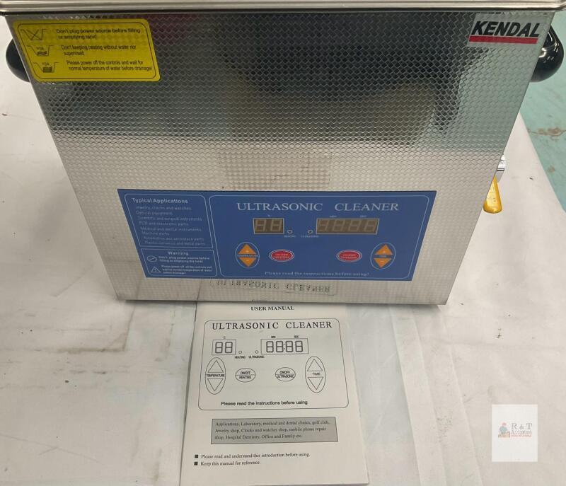 Kendal HB-S-49DHT Ultrasonic Cleaner, 12L Tank, 240W Ultrasonic Power, 300W Heater, 42kHz