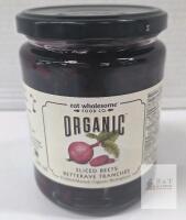 Eat Wholesome Organic Sliced Beets, 14.1 oz (400 ml), Glass Jar, Best Before 2027-10-02
