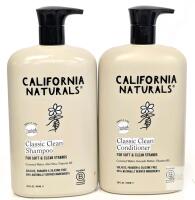 California Naturals Classic Clean Shampoo & Conditioner Set, 20oz, Toasted Coconut, Sulfate-Free Note: Online returns. Volumes may be lower than listed<br/>