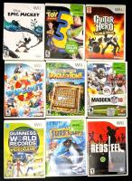 9 NINTENDO WII Video Games in Cases With Manuals Incl Epic Mickey