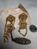 D&rsquo;ORLAN Amber Glass Necklace Lucite Bauble Earrings & Rhinestones - 3
