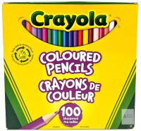 New CRAYOLA 100pc Colored Pencils (Pre-Sharpened)