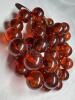 D&rsquo;ORLAN Amber Glass Necklace Lucite Bauble Earrings & Rhinestones - 5