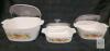 Vintage Corning Ware " Spice of Life " Casserole Dish 3pc. Set . - 2