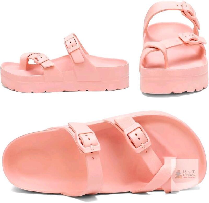 New Size 10 / EU41 Women's SOSOWHLTE Women's Platform Sandals with Arch Support Comfortable Slides Lightweight Thick Soles Beach Sandal Ultra Cushion