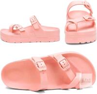 New Size 10 / EU41 Women's SOSOWHLTE Women's Platform Sandals with Arch Support Comfortable Slides Lightweight Thick Soles Beach Sandal Ultra Cushion