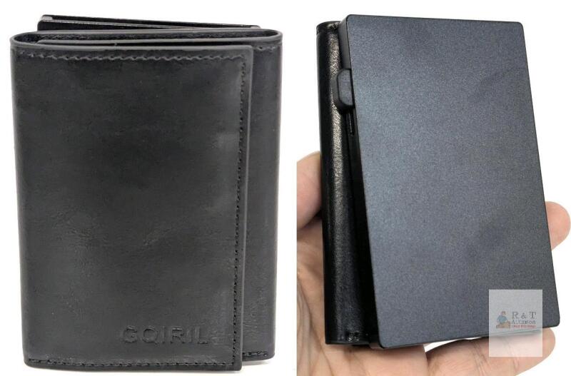 New Goiril Trifold Men's Wallet With Card Holder / Dispenser At Back