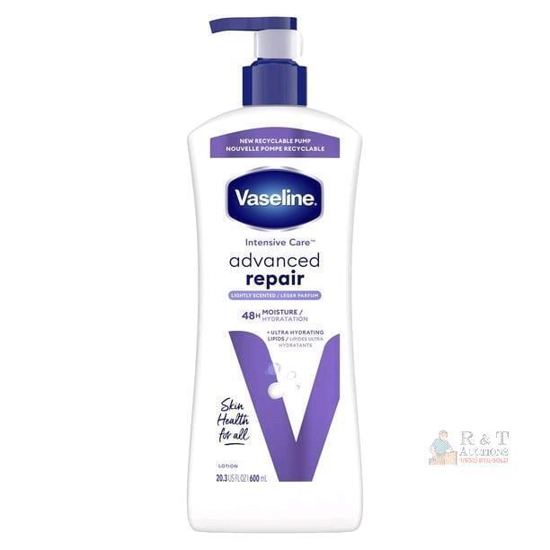 New VASELINE Intensive Care Advanced Repair Lightly Scented Body Lotion for Extremely Dry Skin with 48H Moisture + Ultra-Hydrating Lipids 600 ml