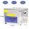New - Kendal HB-S-49MHT 360W Commercial Grade Ultrasonic Cleaner with Timer & Heater Machine - 2