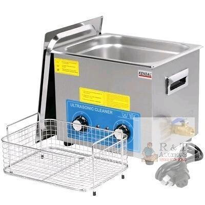 Kendal HB-S-49MHT Commercial Grade Ultrasonic Cleaner 240W with Timer & Heater Machine . Powers Up , Not Tested Beyond Power Up