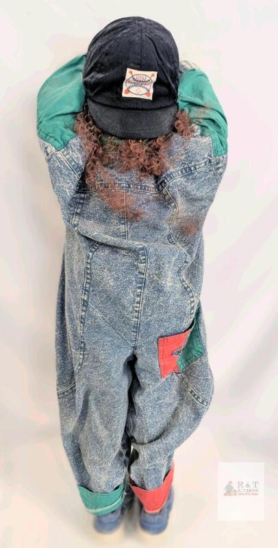 Vintage 33" Tall Handmade "Hide & Seek" Child-Sized Figure