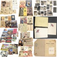 Large Lot of Vintage Ephemera incl The R. Crumb Coffee Table Art Book (1997, Paperback) , Photo Negatives, Post Cards, Magazines, Clippings +++