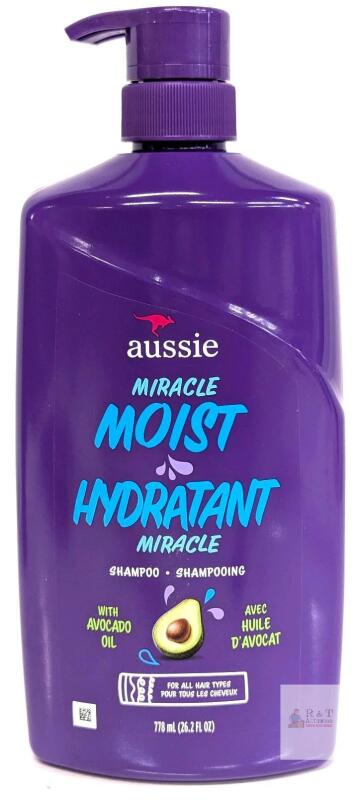 New Aussie Miracle Moist Shampoo With Avocado Oil, For All Hair Types, 778ml