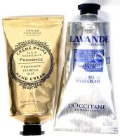 Panier des Sens Provence & L'Occitane Lavande Haute-Provence Hand Creams, 2 x 2.6oz (75mL), France Note: Online returns. Volumes may be lower than listed<br/>