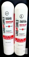LUS Love Ur Curls 2-Piece Set: Sulfate-Free Shampoo & Silicone-Free Conditioner, 8.5 fl oz Each Note: Online returns. Volumes may be lower than listed<br/>