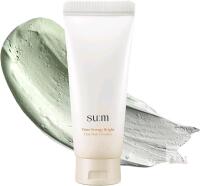New SU:M One Minute Clay Mask - Pore Cleanser & Hydrating 2-in-1 Korean Face Mask and Facial Cleanser for Blackheads, Exfoliation & Smooth Skin, 5.07 fl oz