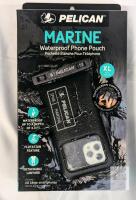 Pelican Marine XL Waterproof Phone Pouch IP68, Flotation, Touchscreen Compatible, Lanyard Fits all large smartphones