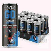 BB 03/27 NEW Jocko GO Nitro Pop Flavor Energy Drink 12-Pack, 12 fl oz Cans, Sugar Free, 5 Calorie, 95mg Caffeine