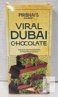 NEW EXP 05/26 Pirbhai's Gourmet Viral Dubai Chocolate 200g &ndash; Pistachio & Kataifi Filled, 2025 Production