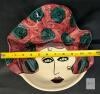 Dotti Potts Signed Freeform Face Art Bowl &ndash; 12" Ceramic Canadian Studio Pottery, Hand-Painted - 2
