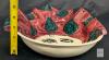Dotti Potts Signed Freeform Face Art Bowl &ndash; 12" Ceramic Canadian Studio Pottery, Hand-Painted - 3