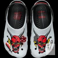 NEW Crocs Classic Clog Stranger Things Hellfire Club Edition, Size M12/EU46-47, Model 211507-90H