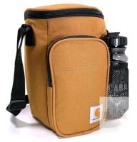 New Carhartt Gear B0000288 Insulated 10 Can Vertical Cooler + Water Bottle - One Size Fits All - Carhartt Brown