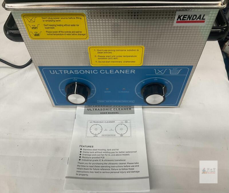 Kendal HB-S-23MHT Ultrasonic Cleaner, 2.5L Tank, 42KHz, Stainless Steel, Manual Controls