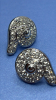 Two Pairs stamped Swavorski Earrings - 2