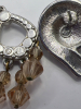 Two Pairs stamped Swavorski Earrings - 5