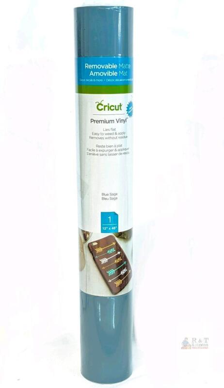 New CRICUT -Blue Sage- Premium Vinyl With Removable Matte, 12" &times; 48"