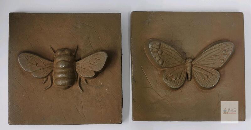 Bee & Butterflt Outdoor Home Decor Metal Fence Decoration
