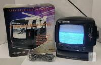 Curtis 5" Portable Black & White Television w/Vehicle Plug , Model # RT064 . Tested Working