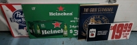4 beer signs