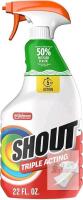 New SHOUT Active Enzyme Laundry Stain Remover Spray, Triple-Acting Formula Clings, Penetrates, and Lifts 100+ Types of Everyday Stains - Prewash Spray, 650ml