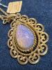 D&rsquo;ORLAN signed Foil Opal Teardrop Necklace - 2