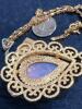 D&rsquo;ORLAN signed Foil Opal Teardrop Necklace - 3