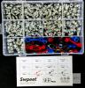 New Swpeet 206Pcs Hydraulic Fitting Kit - M6 M8 M10 Straight 45 Degree 90 Degree Angled Grease Zerks for Broken Zerk Fitting - 2